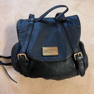 Marc by Marc Jacobs Black Leather Backpack